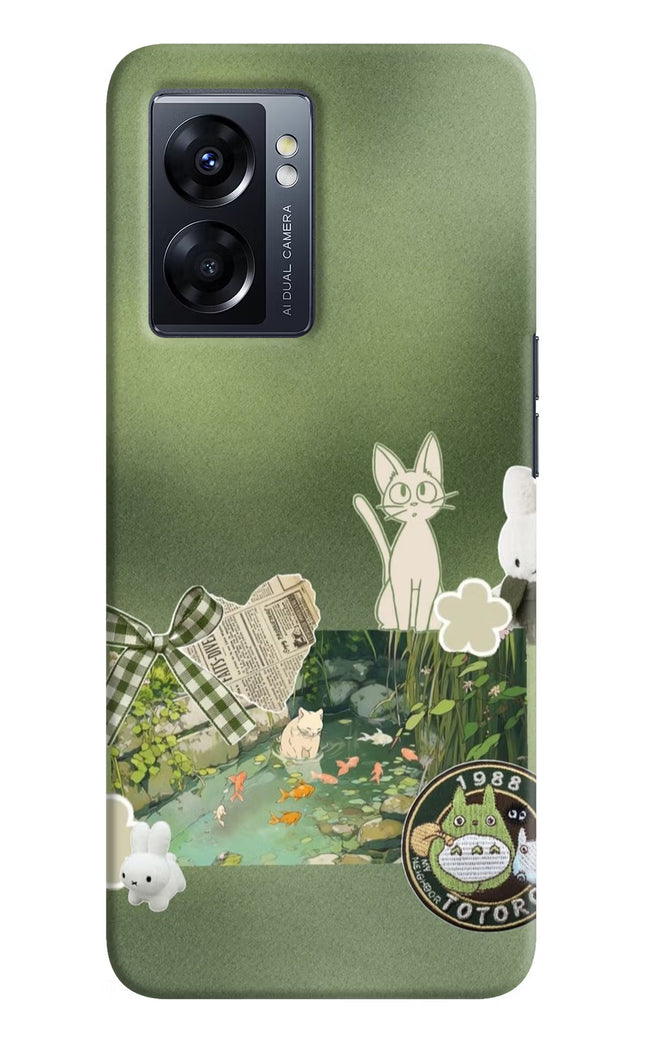 Aesthetic anime Oppo K10 5G Hard Case Back Cover by Casekaro