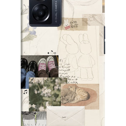 Soft Aesthetic Oppo K10 5G Hard Case Back Cover by Casekaro