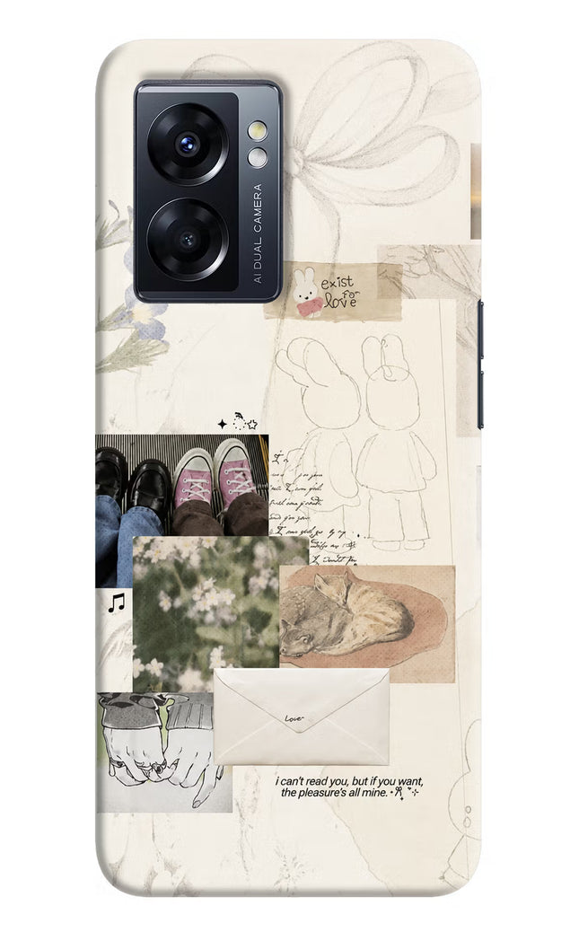 Soft Aesthetic Oppo K10 5G Hard Case Back Cover by Casekaro