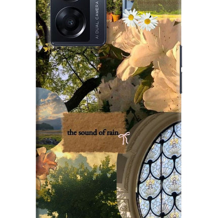 Rain Oppo K10 5G Hard Case Back Cover by Casekaro