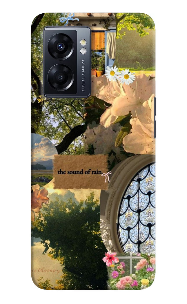 Rain Oppo K10 5G Hard Case Back Cover by Casekaro