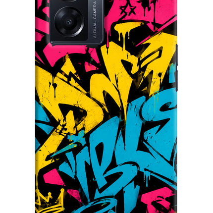 Graffiti Vibe Oppo K10 5G Hard Case Back Cover by Casekaro