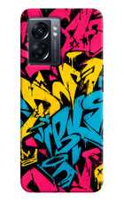 Graffiti Vibe Oppo K10 5G Hard Case Back Cover by Casekaro