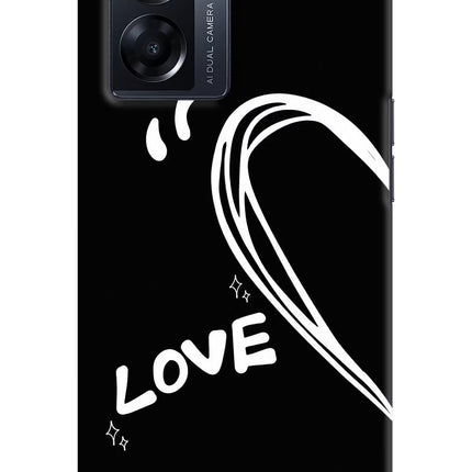 Love Line Oppo K10 5G Hard Case Back Cover by Casekaro