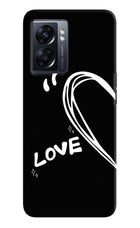 Love Line Oppo K10 5G Hard Case Back Cover by Casekaro
