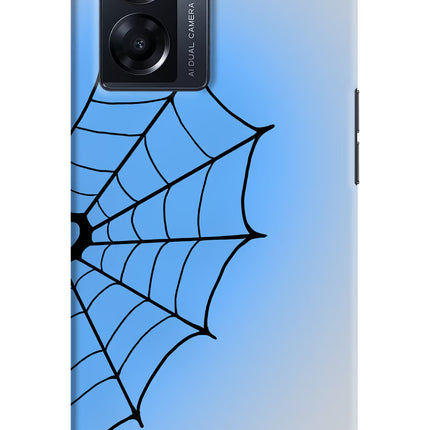 Blue Web Oppo K10 5G Hard Case Back Cover by Casekaro
