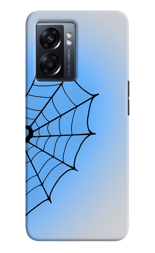 Blue Web Oppo K10 5G Hard Case Back Cover by Casekaro