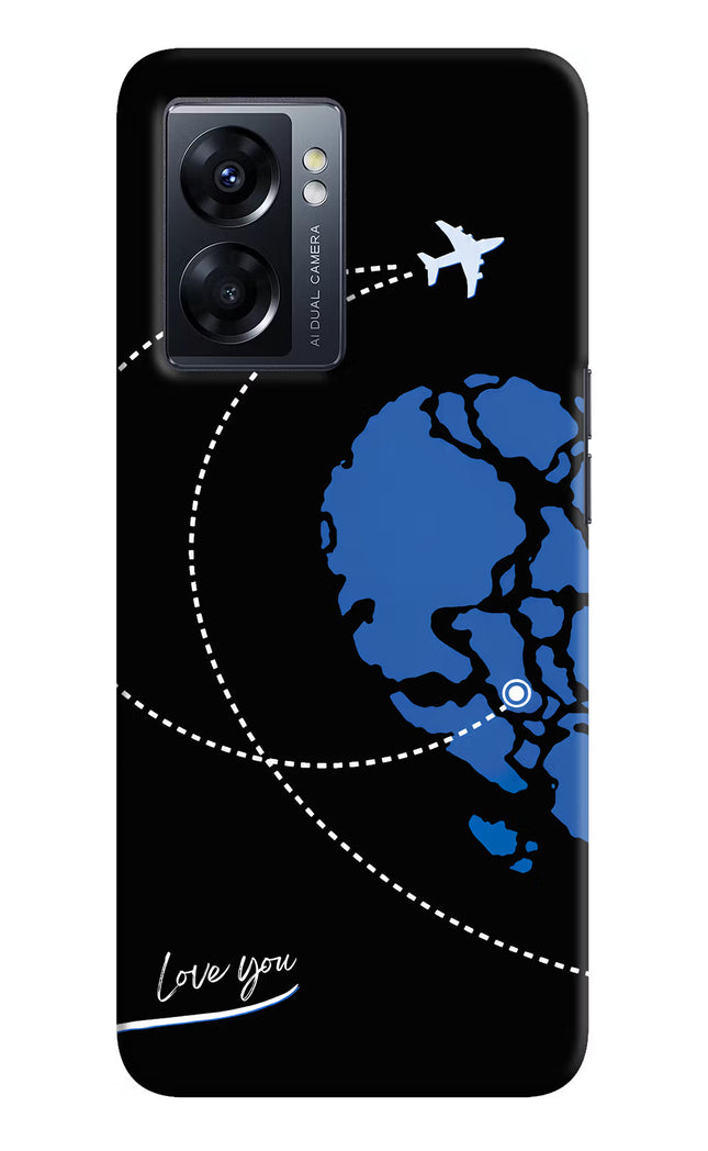 Love Orbit Oppo K10 5G Hard Case Back Cover by Casekaro