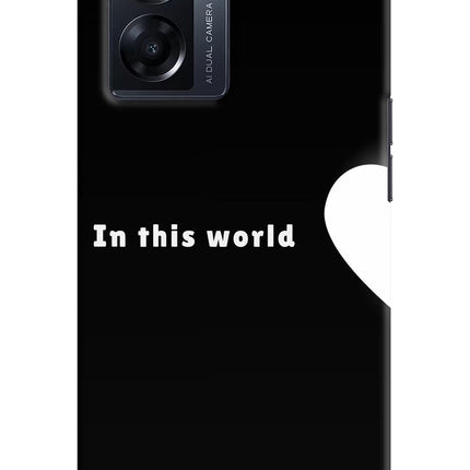 This World Oppo K10 5G Hard Case Back Cover by Casekaro
