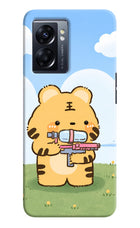 Tiger Treat Oppo K10 5G Hard Case Back Cover by Casekaro