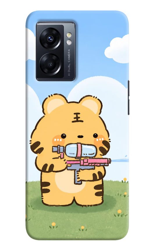 Tiger Treat Oppo K10 5G Hard Case Back Cover by Casekaro