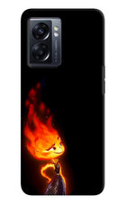 Ember Flame Oppo K10 5G Hard Case Back Cover by Casekaro
