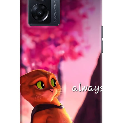 Always Cat Oppo K10 5G Hard Case Back Cover by Casekaro