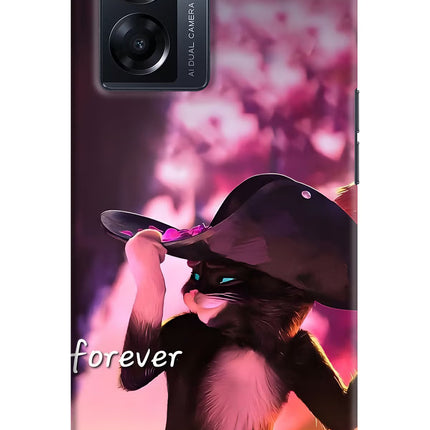Forever Cat Oppo K10 5G Hard Case Back Cover by Casekaro