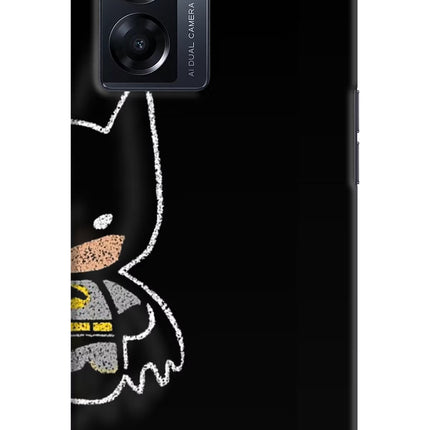 Bat Kitty Oppo K10 5G Hard Case Back Cover by Casekaro