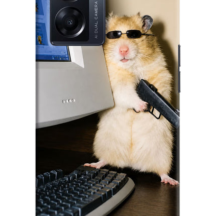 Hacker Hamster Oppo K10 5G Hard Case Back Cover by Casekaro