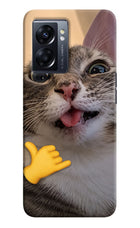 Silly Cat Call Oppo K10 5G Hard Case Back Cover by Casekaro