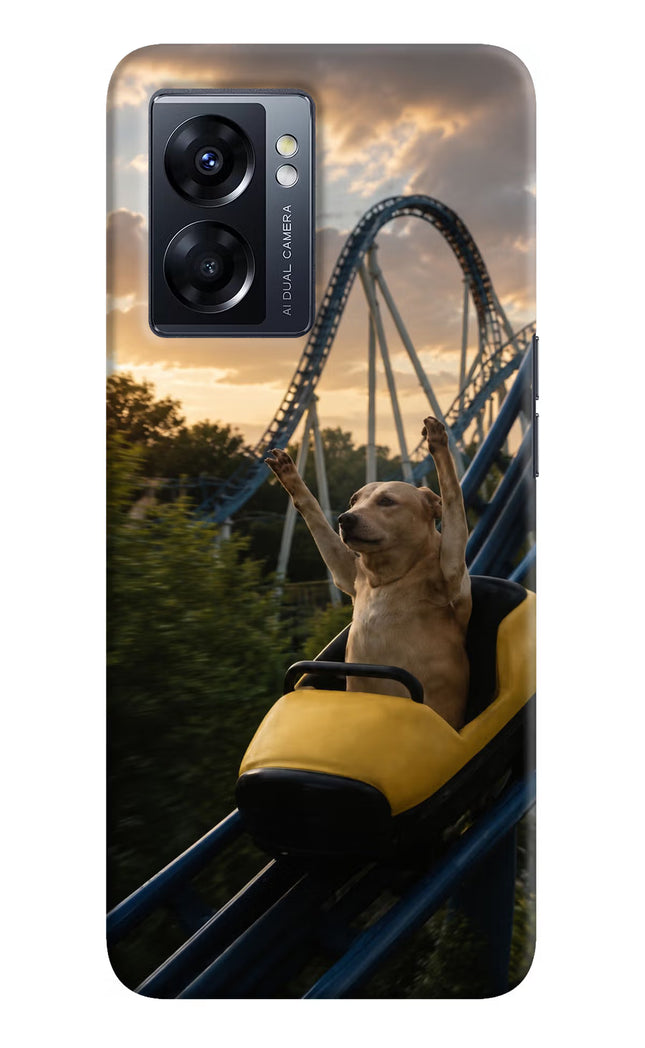 Rollercoaster Dog Oppo K10 5G Hard Case Back Cover by Casekaro