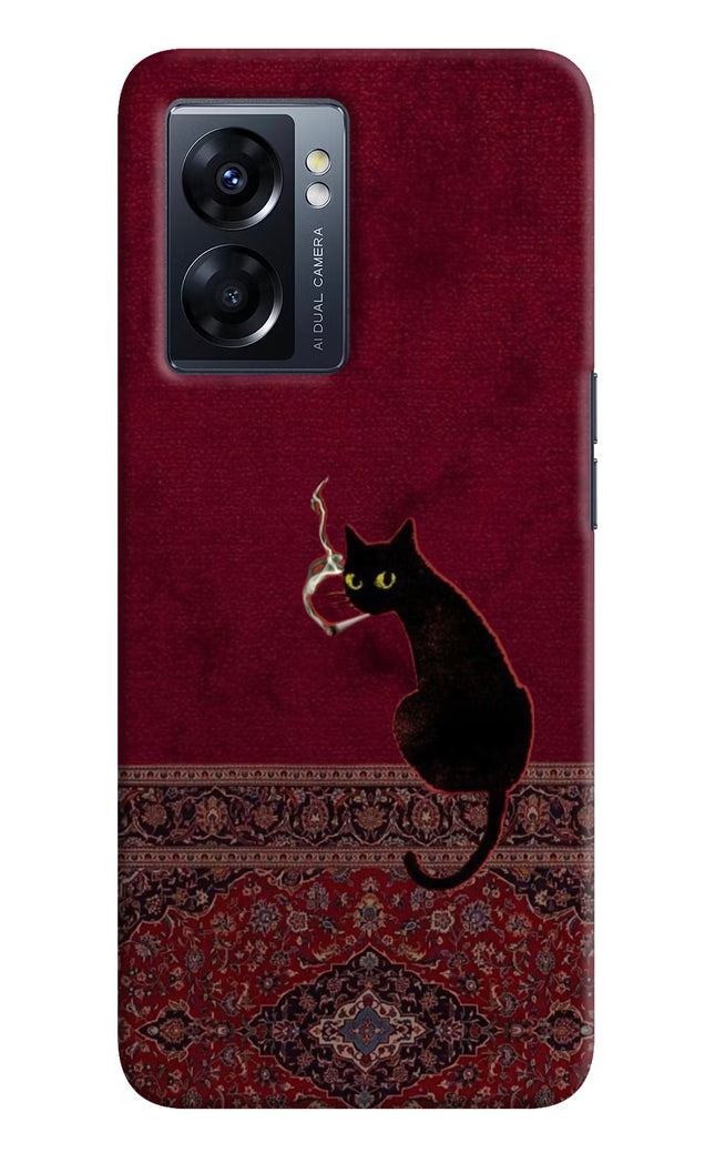 Midnight Cat Oppo K10 5G Hard Case Back Cover by Casekaro