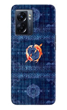Koi Blue Oppo K10 5G Back Cover