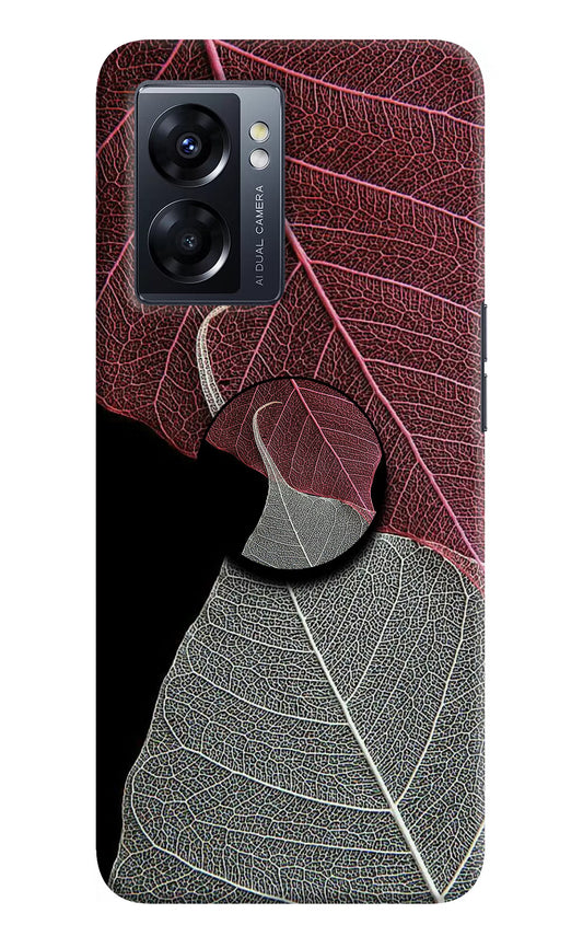 Leaf Pattern Oppo K10 5G Pop Case by Casekaro