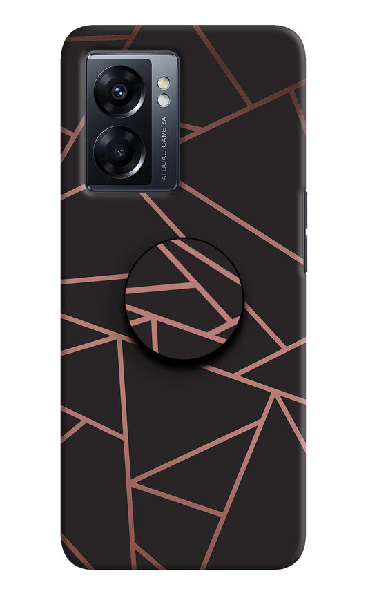 Geometric Pattern Oppo K10 5G Pop Case by Casekaro