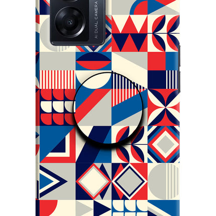 Colorful Pattern Oppo K10 5G Pop Case by Casekaro