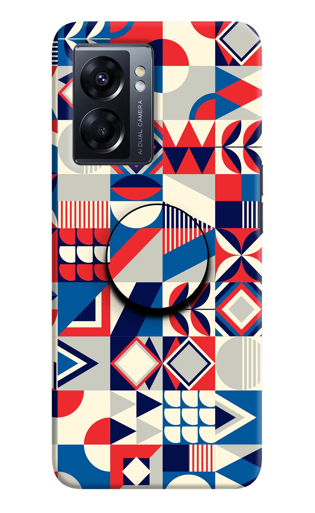 Colorful Pattern Oppo K10 5G Pop Case by Casekaro