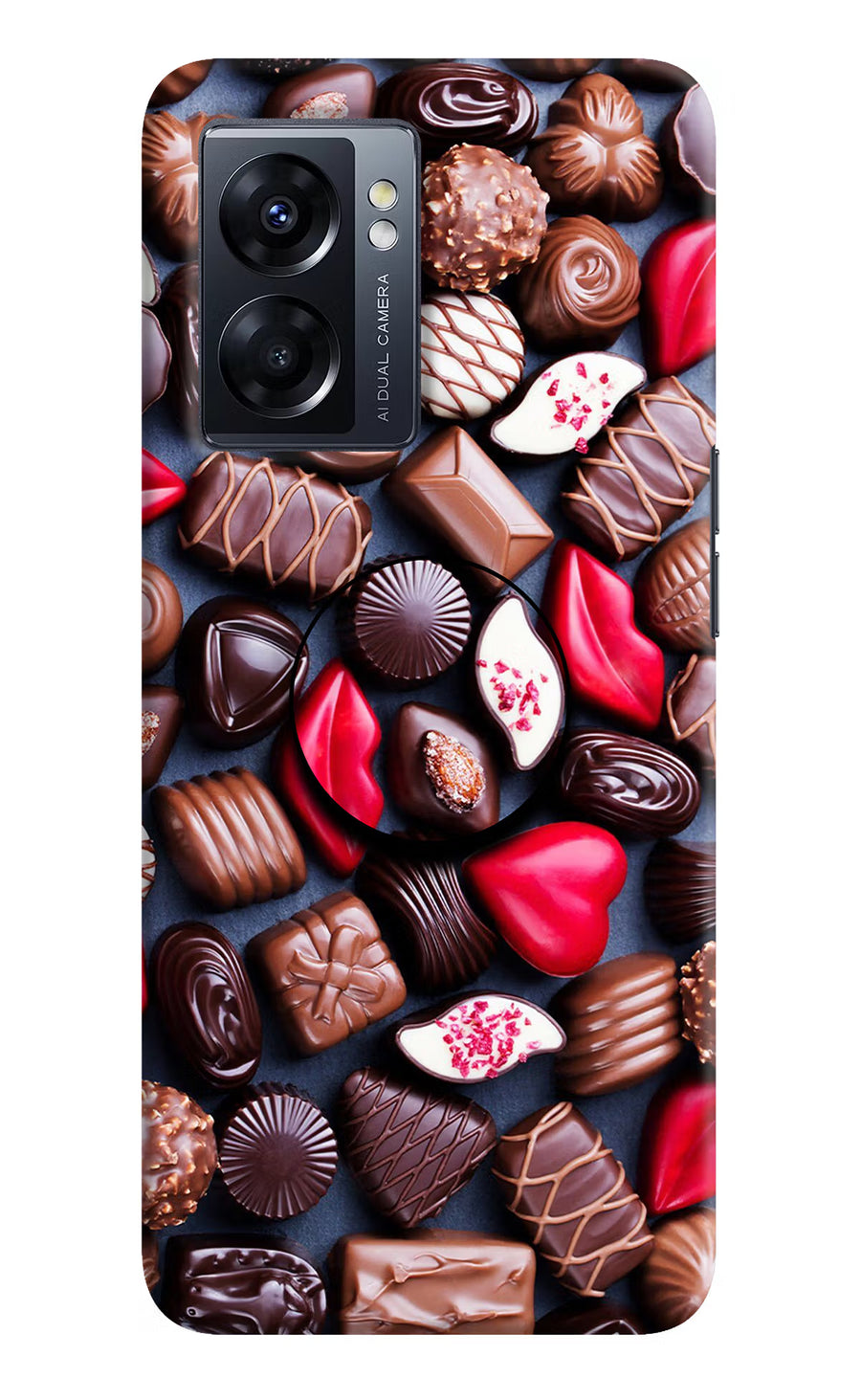 Chocolates Oppo K10 5G Pop Case, Hard case