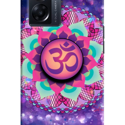 Om Purple Oppo K10 5G Pop Case by Casekaro