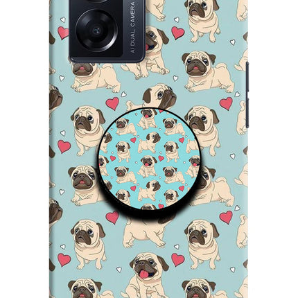 Pug Dog Oppo K10 5G Pop Case by Casekaro