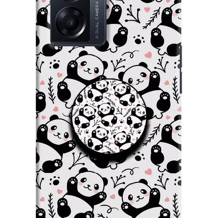 Cute Panda Oppo K10 5G Pop Case by Casekaro