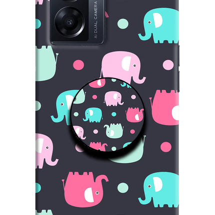 Baby Elephants Oppo K10 5G Pop Case by Casekaro