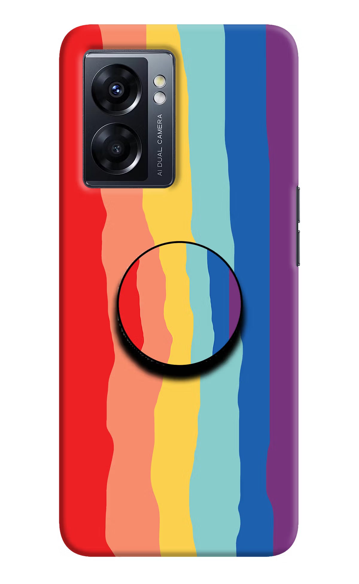 Rainbow Oppo K10 5G Pop Case by Casekaro