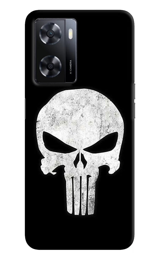 Punisher Skull Oppo A57 2022 Hard Case Back Cover by Casekaro