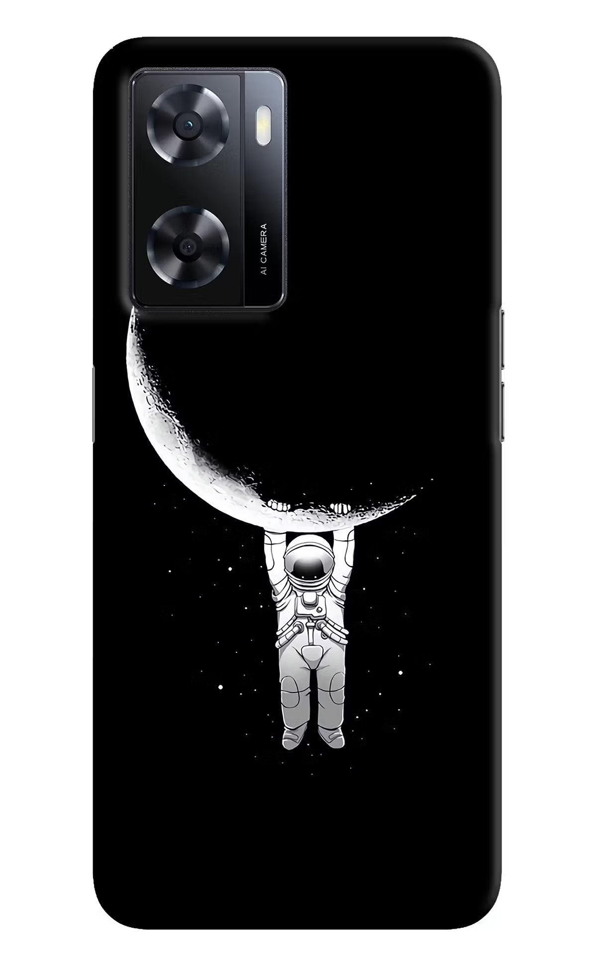 Moon Space Oppo A57 2022 Hard Case Back Cover by Casekaro