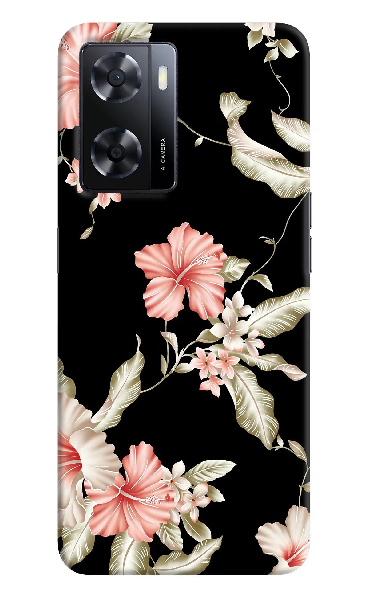 Flowers Oppo A57 2022 Hard Case Back Cover by Casekaro