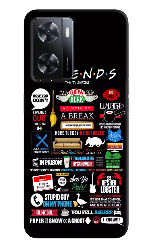 FRIENDS Oppo A57 2022 Hard Case Back Cover by Casekaro
