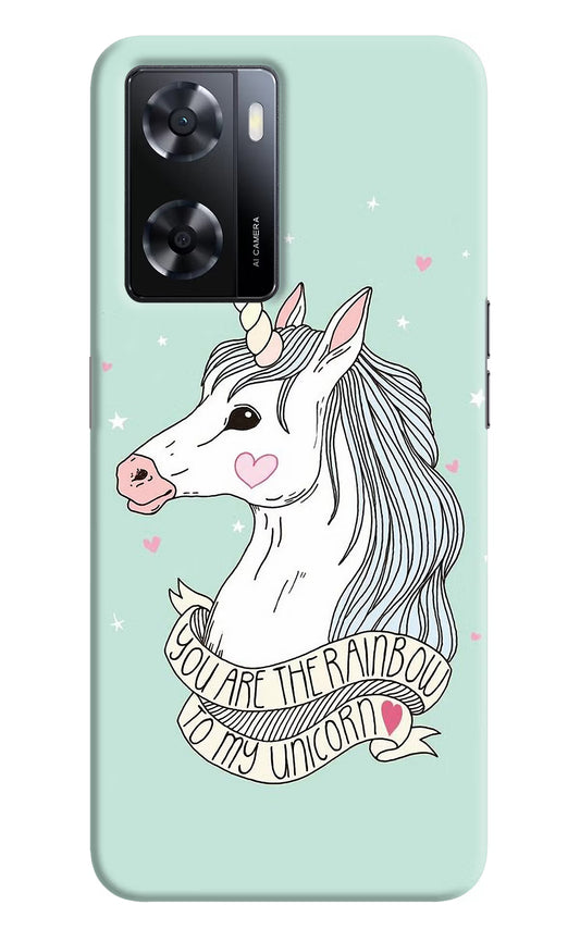Unicorn Wallpaper Oppo A57 2022 Hard Case Back Cover by Casekaro