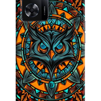 Angry Owl Art Oppo A57 2022 Hard Case Back Cover by Casekaro