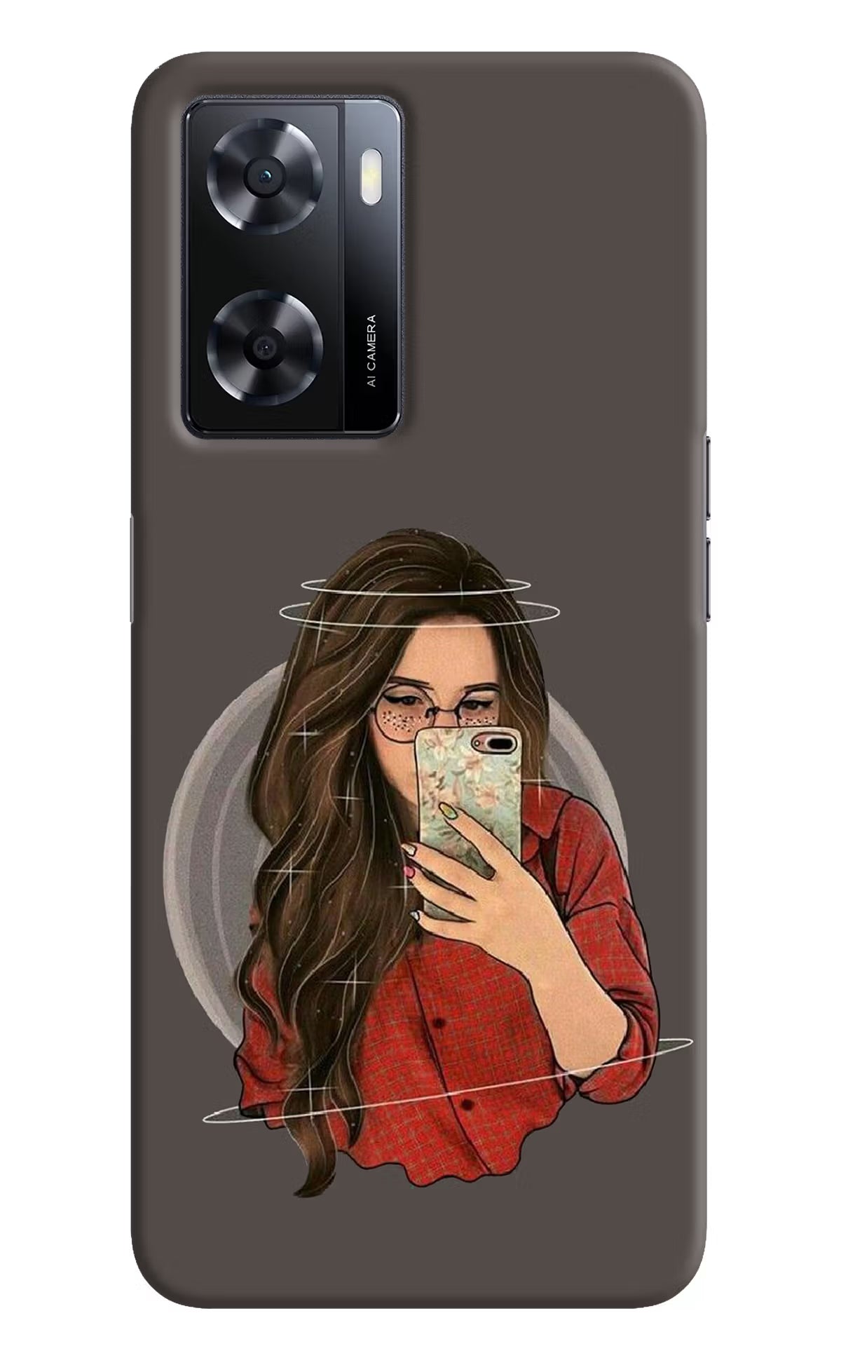 Selfie Queen Oppo A57 2022 Hard Case Back Cover by Casekaro