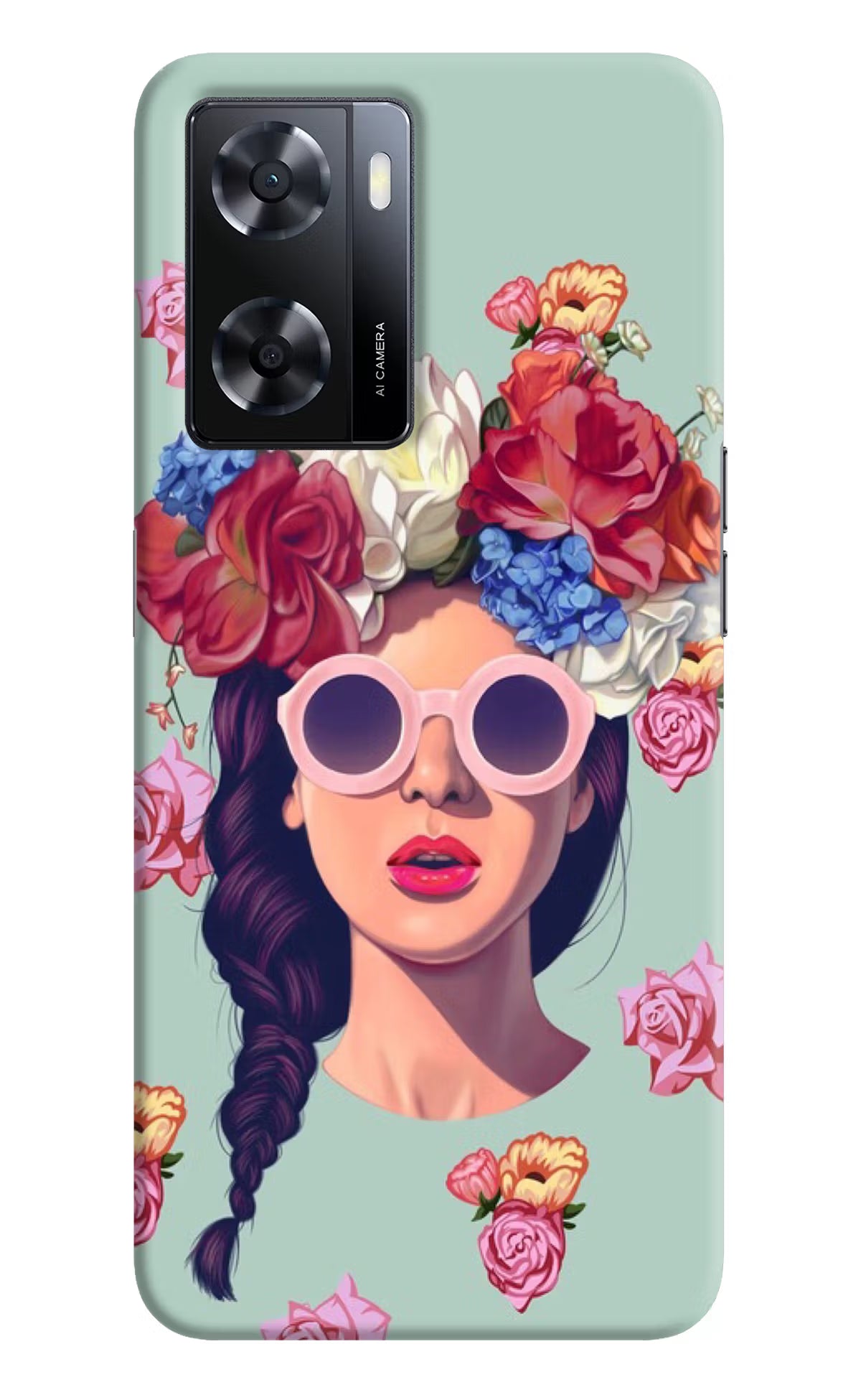 Pretty Girl Oppo A57 2022 Hard Case Back Cover by Casekaro
