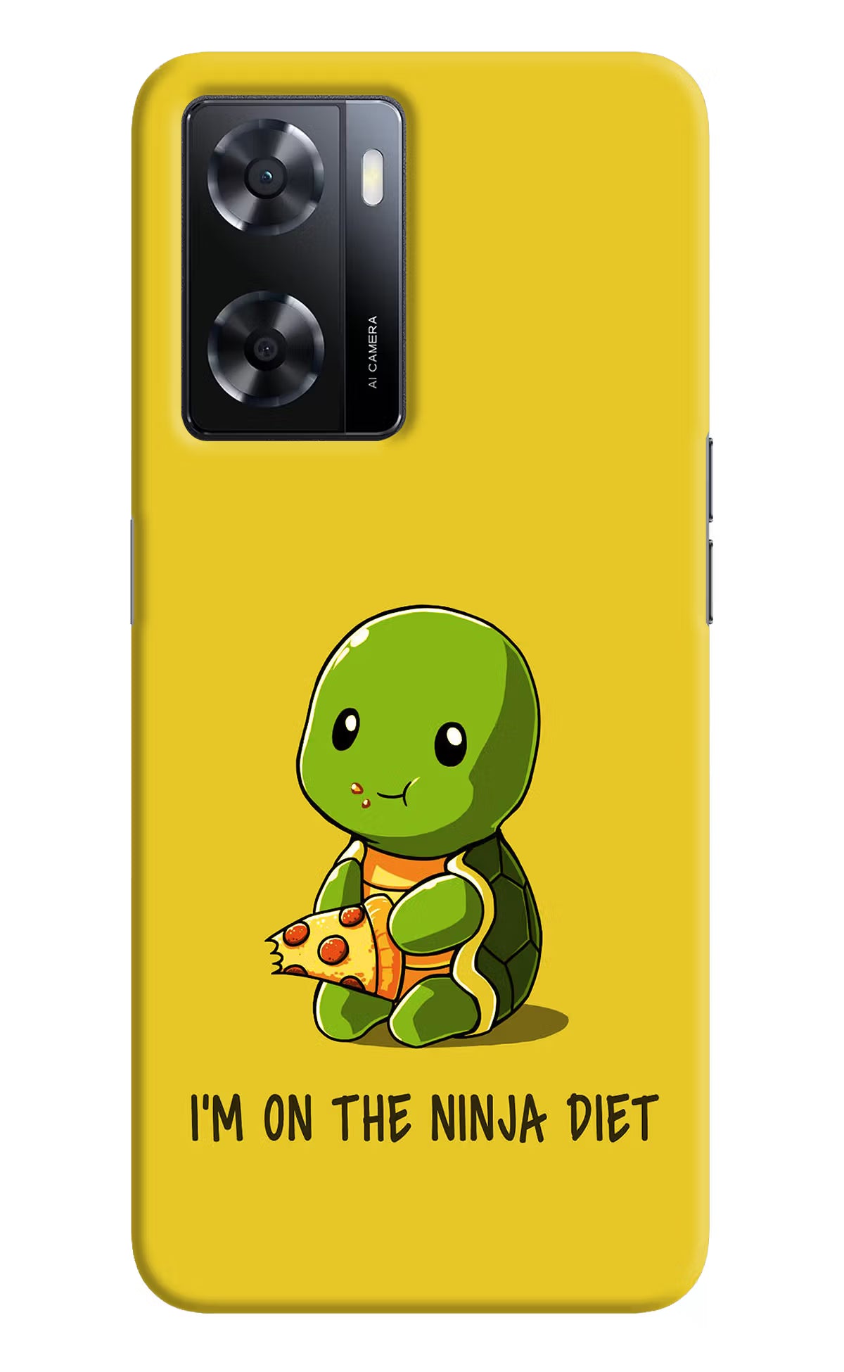 I'm on Ninja Diet Oppo A57 2022 Hard Case Back Cover by Casekaro