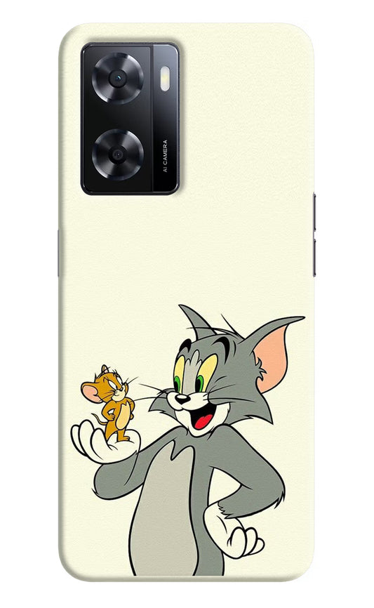 Tom & Jerry Oppo A57 2022 Hard Case Back Cover by Casekaro