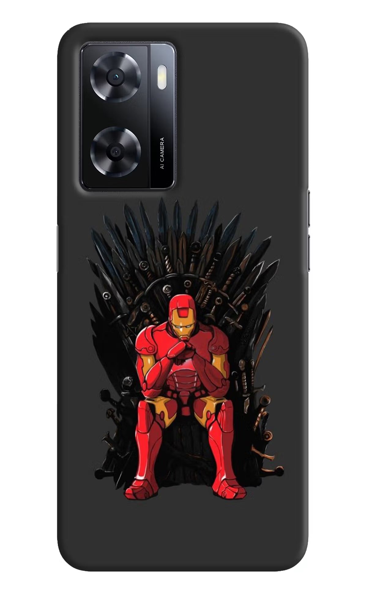 Ironman Throne Oppo A57 2022 Hard Case Back Cover by Casekaro