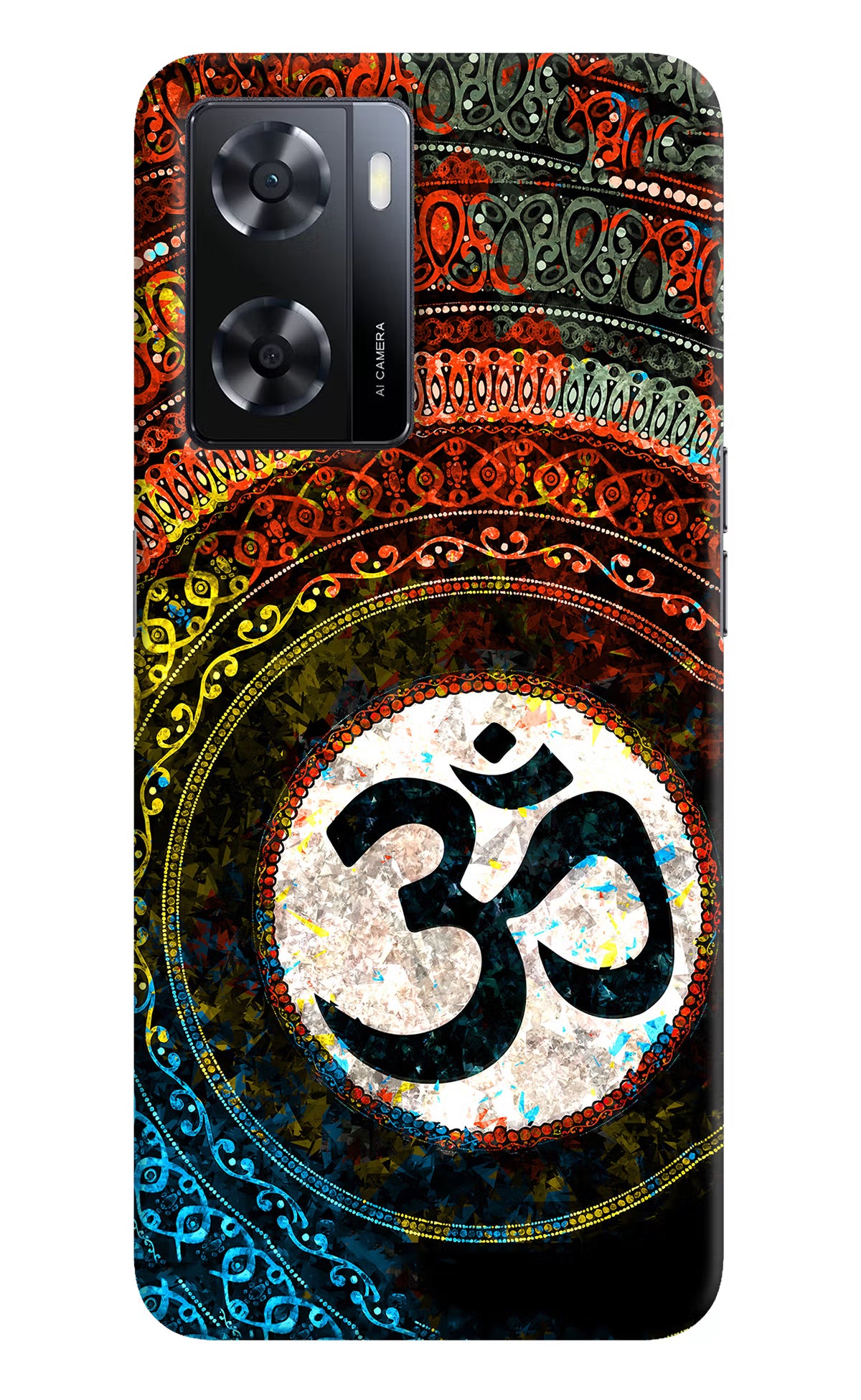 Om Cultural Oppo A57 2022 Hard Case Back Cover by Casekaro