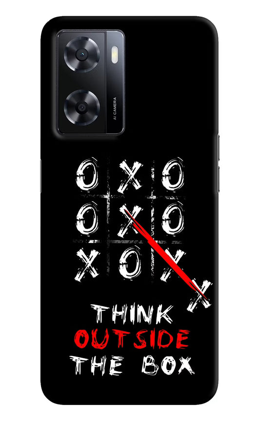 Think out of the BOX Oppo A57 2022 Hard Case Back Cover by Casekaro