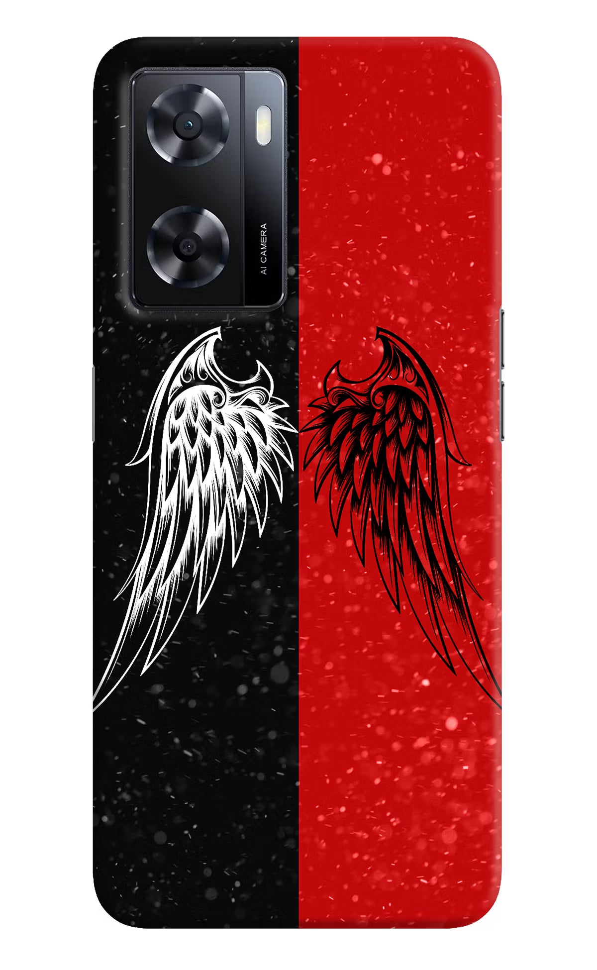 Wings Oppo A57 2022 Hard Case Back Cover by Casekaro