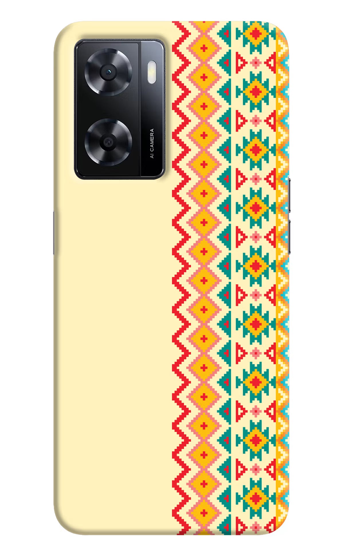 Ethnic Seamless Oppo A57 2022 Hard Case Back Cover by Casekaro