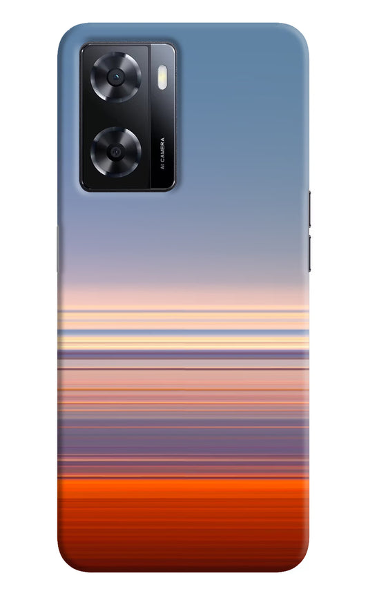 Morning Colors Oppo A57 2022 Hard Case Back Cover by Casekaro